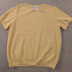 Alfred Dunner Yellow Ladies Top, Size Medium